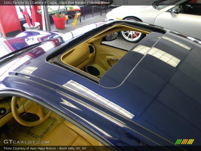 Sunroof of 2001 911 Carrera 4 Coupe