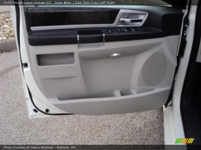 Stone White / Dark Slate Gray/Light Shale 2010 Dodge Grand Caravan SXT
