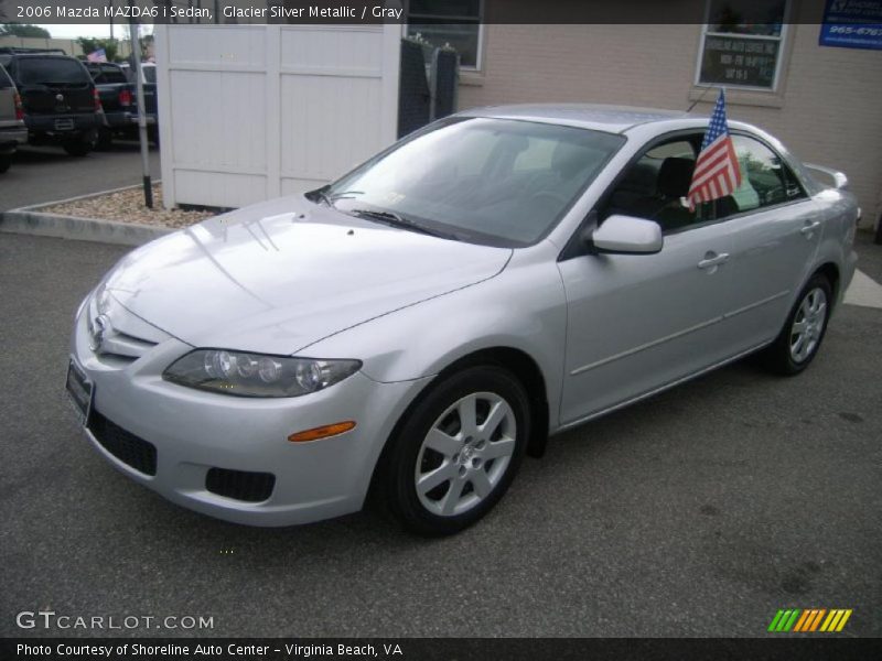 Glacier Silver Metallic / Gray 2006 Mazda MAZDA6 i Sedan