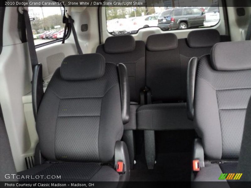 Stone White / Dark Slate Gray/Light Shale 2010 Dodge Grand Caravan SXT