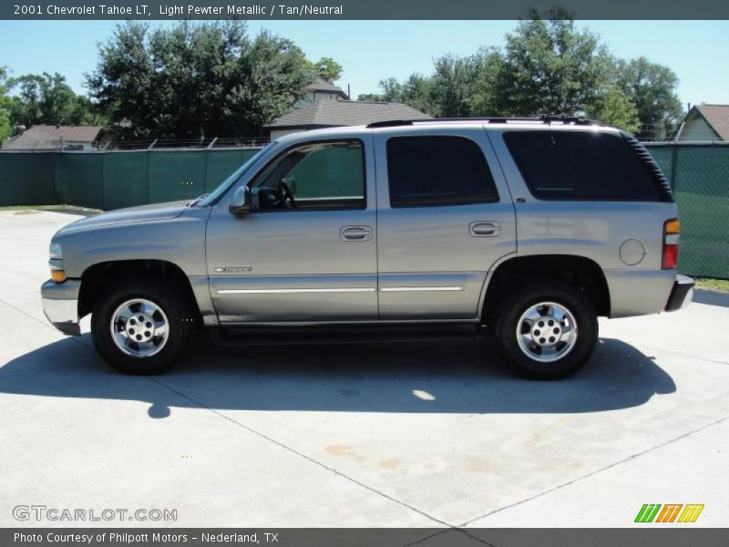Light Pewter Metallic / Tan/Neutral 2001 Chevrolet Tahoe LT