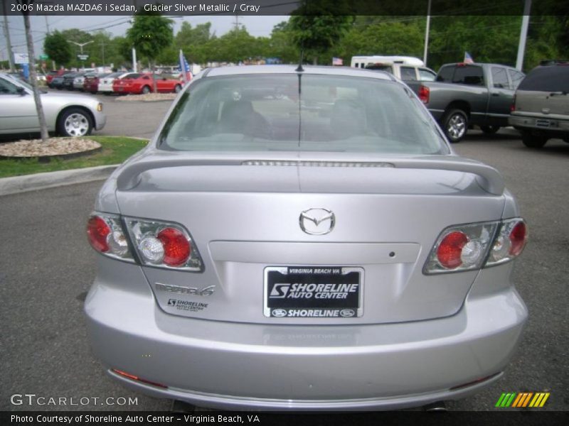 Glacier Silver Metallic / Gray 2006 Mazda MAZDA6 i Sedan