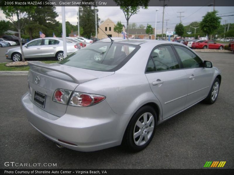 Glacier Silver Metallic / Gray 2006 Mazda MAZDA6 i Sedan