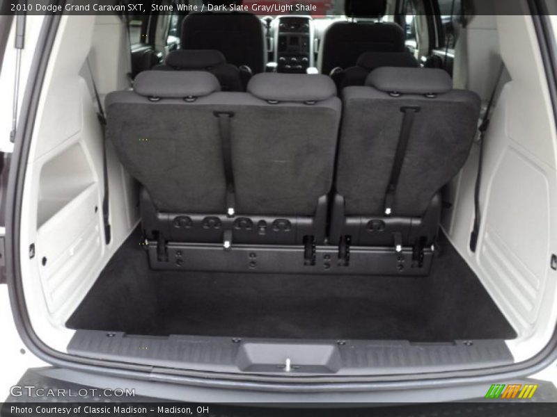 Stone White / Dark Slate Gray/Light Shale 2010 Dodge Grand Caravan SXT