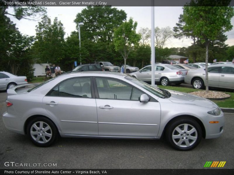 Glacier Silver Metallic / Gray 2006 Mazda MAZDA6 i Sedan