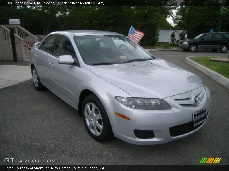 Glacier Silver Metallic / Gray 2006 Mazda MAZDA6 i Sedan