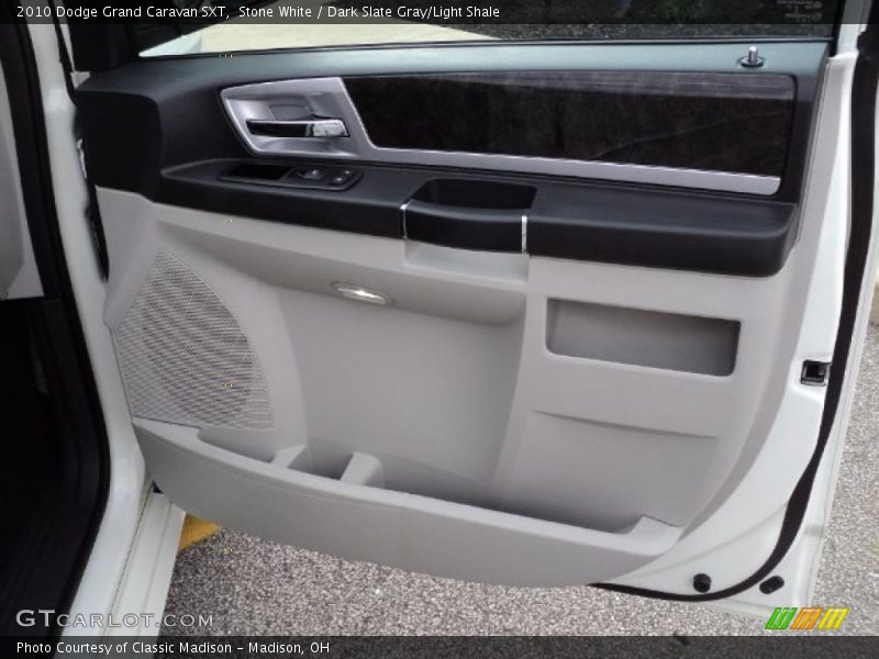 Stone White / Dark Slate Gray/Light Shale 2010 Dodge Grand Caravan SXT