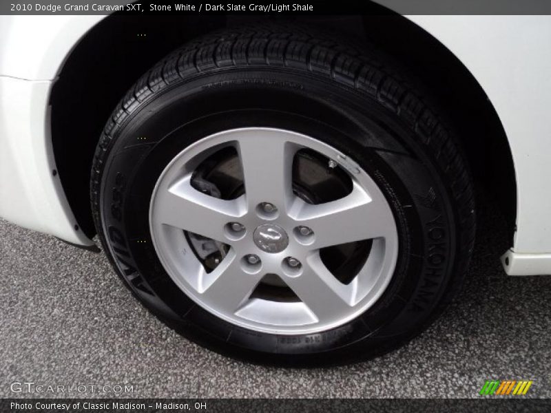 Stone White / Dark Slate Gray/Light Shale 2010 Dodge Grand Caravan SXT