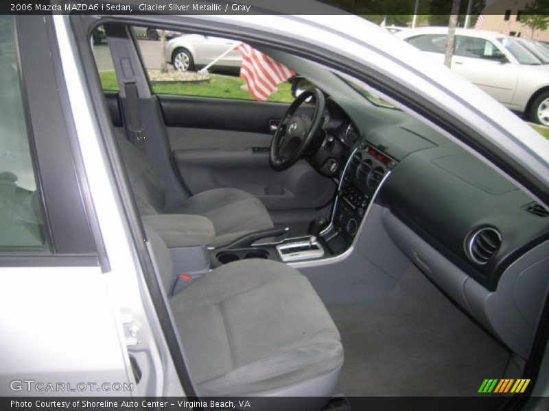 Glacier Silver Metallic / Gray 2006 Mazda MAZDA6 i Sedan