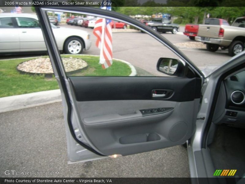 Glacier Silver Metallic / Gray 2006 Mazda MAZDA6 i Sedan