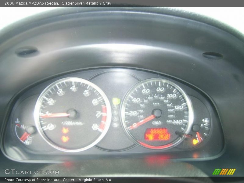 Glacier Silver Metallic / Gray 2006 Mazda MAZDA6 i Sedan