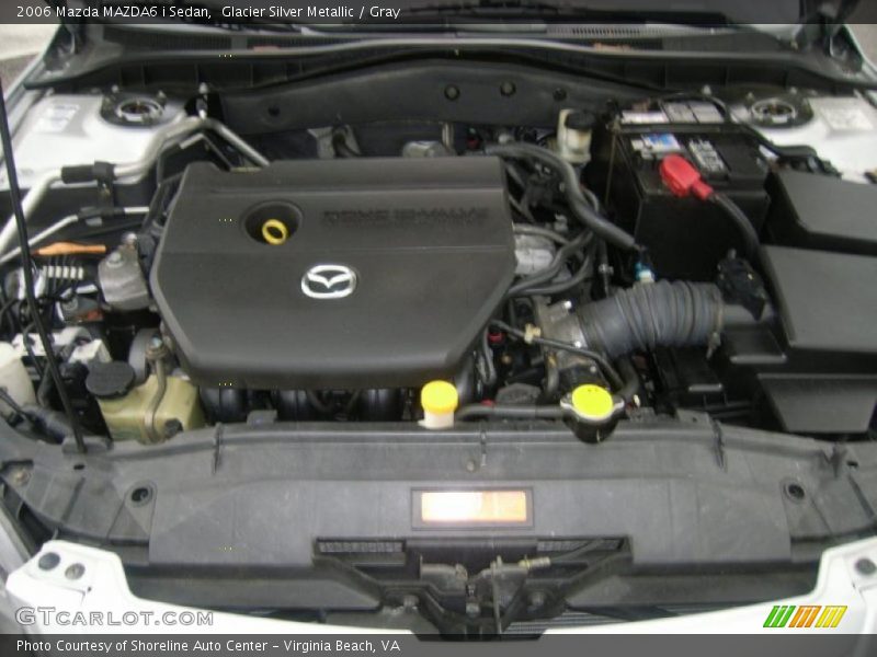 Glacier Silver Metallic / Gray 2006 Mazda MAZDA6 i Sedan