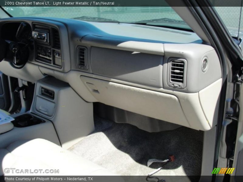 Light Pewter Metallic / Tan/Neutral 2001 Chevrolet Tahoe LT