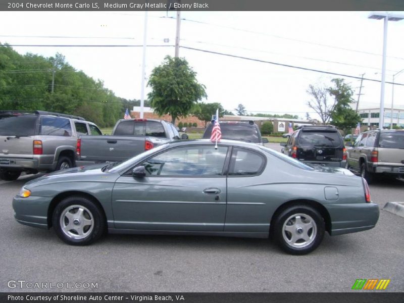 Medium Gray Metallic / Ebony Black 2004 Chevrolet Monte Carlo LS
