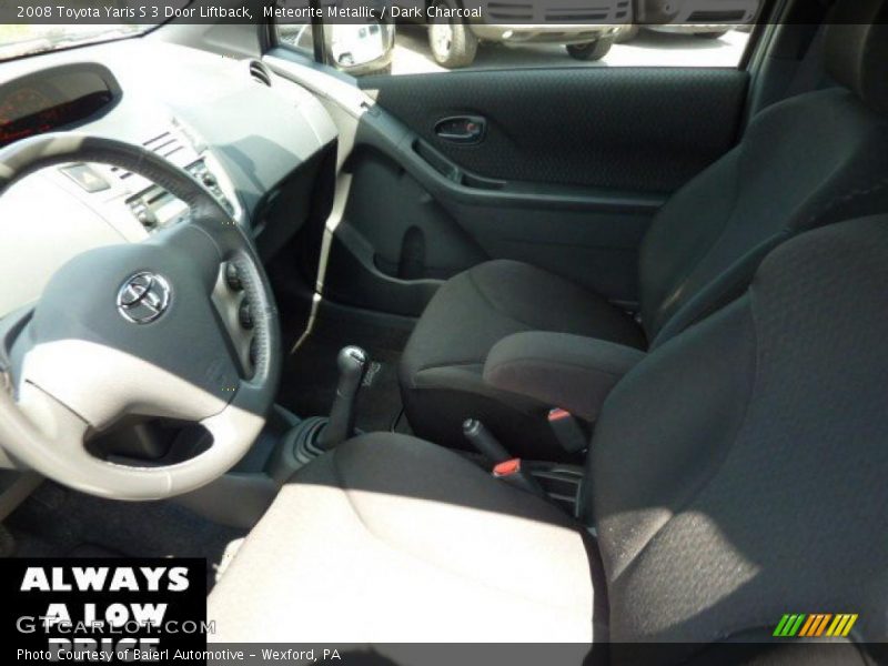 Meteorite Metallic / Dark Charcoal 2008 Toyota Yaris S 3 Door Liftback