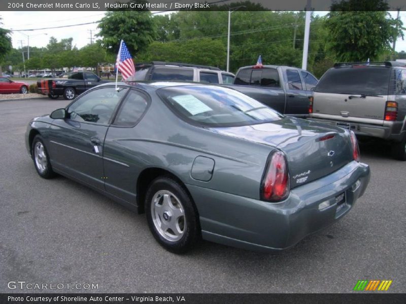 Medium Gray Metallic / Ebony Black 2004 Chevrolet Monte Carlo LS