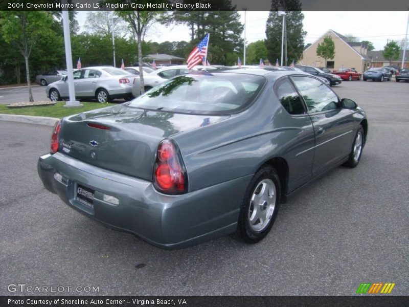 Medium Gray Metallic / Ebony Black 2004 Chevrolet Monte Carlo LS