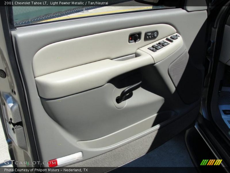 Light Pewter Metallic / Tan/Neutral 2001 Chevrolet Tahoe LT