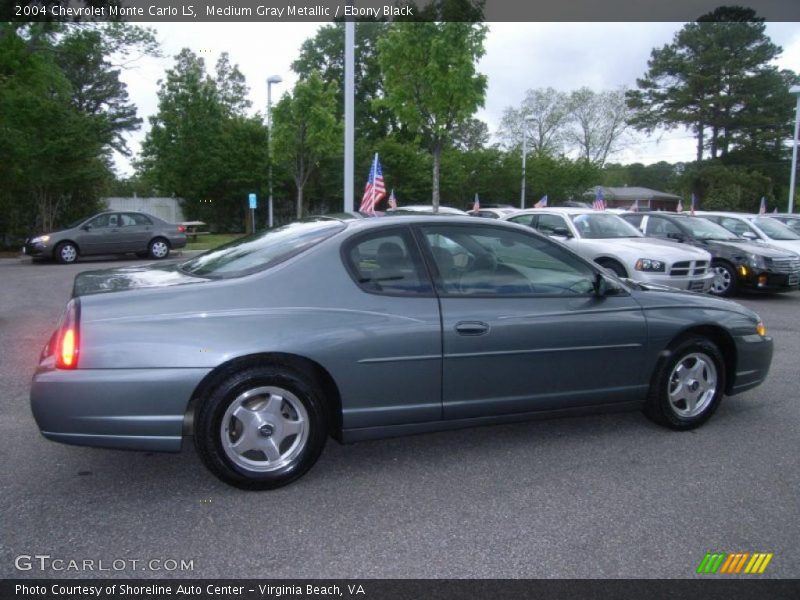 Medium Gray Metallic / Ebony Black 2004 Chevrolet Monte Carlo LS