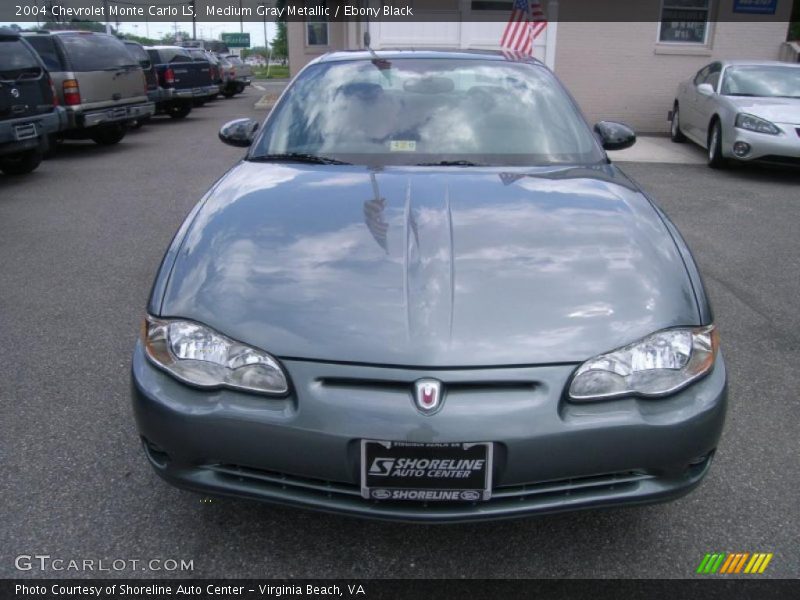 Medium Gray Metallic / Ebony Black 2004 Chevrolet Monte Carlo LS