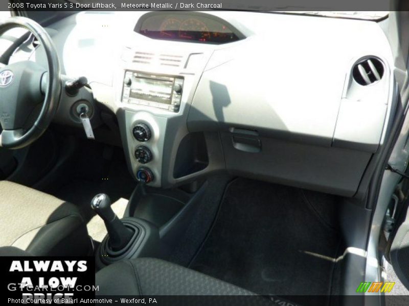 Meteorite Metallic / Dark Charcoal 2008 Toyota Yaris S 3 Door Liftback