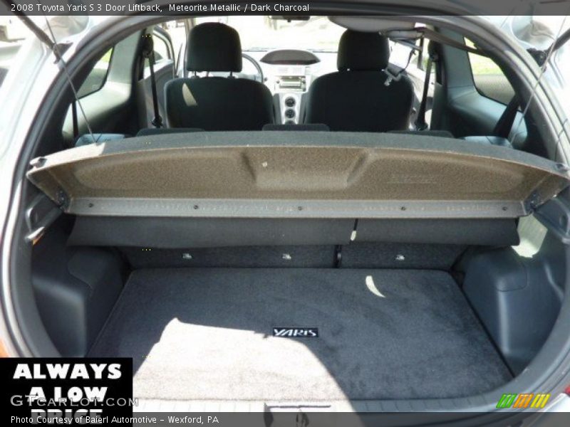 Meteorite Metallic / Dark Charcoal 2008 Toyota Yaris S 3 Door Liftback