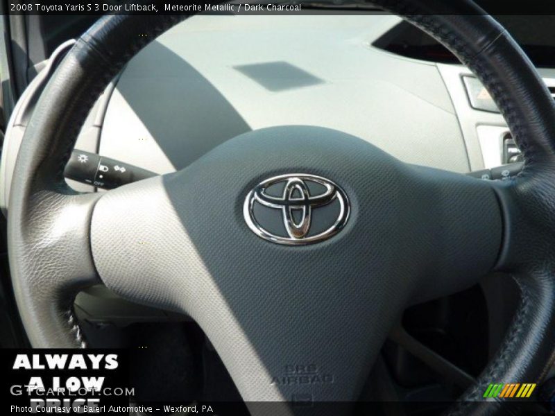 Meteorite Metallic / Dark Charcoal 2008 Toyota Yaris S 3 Door Liftback