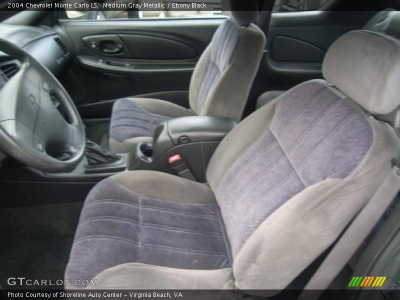 Medium Gray Metallic / Ebony Black 2004 Chevrolet Monte Carlo LS