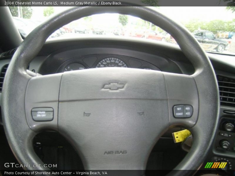 Medium Gray Metallic / Ebony Black 2004 Chevrolet Monte Carlo LS