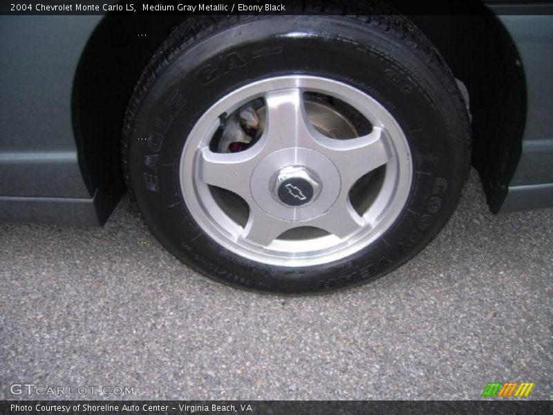 Medium Gray Metallic / Ebony Black 2004 Chevrolet Monte Carlo LS