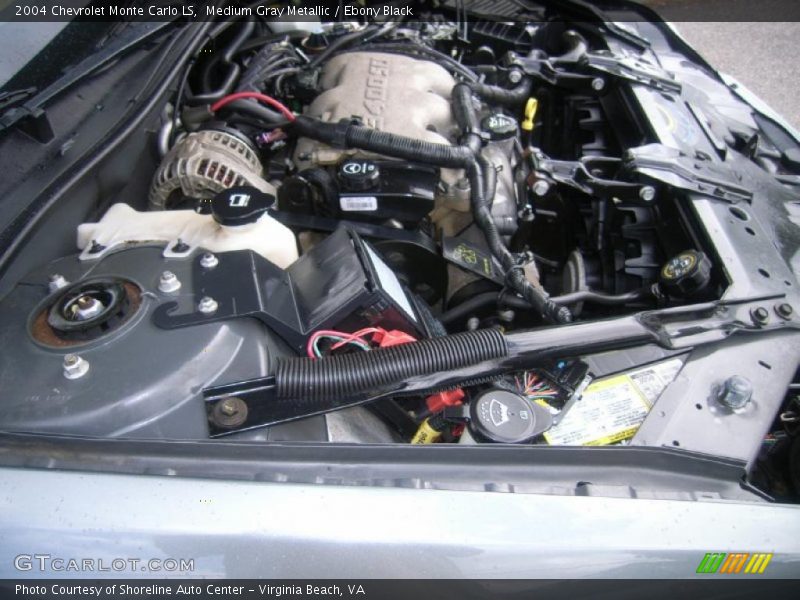 Medium Gray Metallic / Ebony Black 2004 Chevrolet Monte Carlo LS