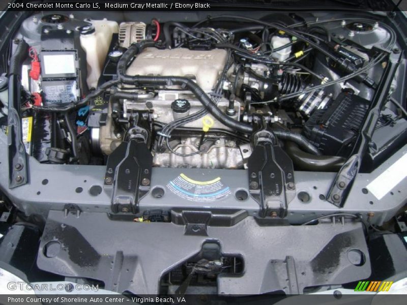 Medium Gray Metallic / Ebony Black 2004 Chevrolet Monte Carlo LS