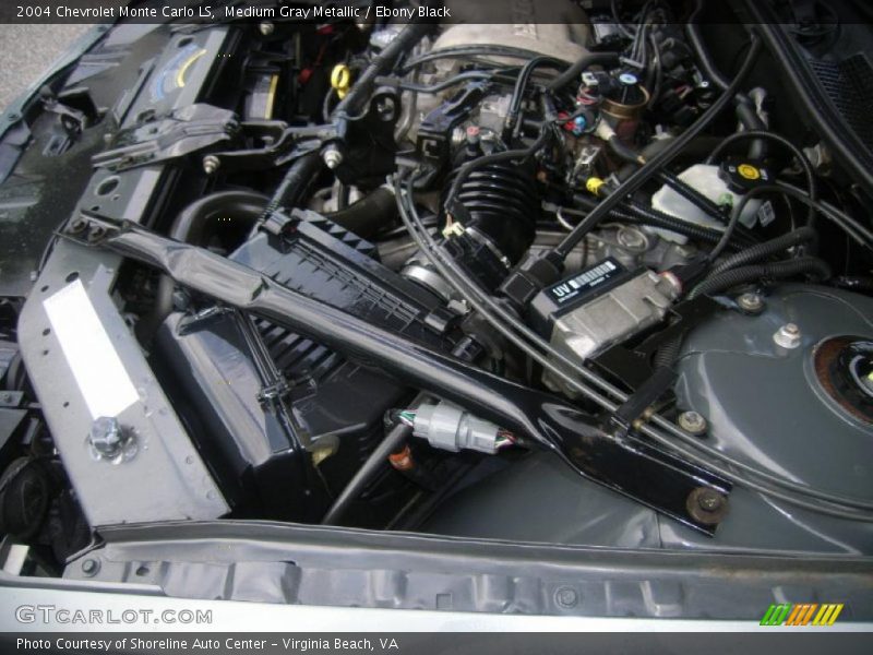 Medium Gray Metallic / Ebony Black 2004 Chevrolet Monte Carlo LS