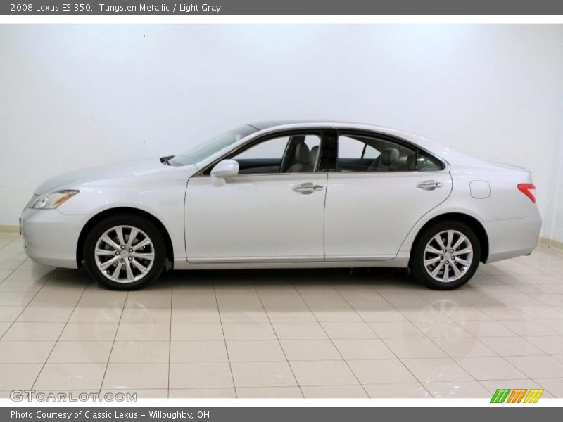 Tungsten Metallic / Light Gray 2008 Lexus ES 350
