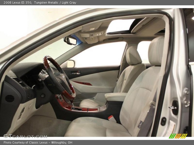 Tungsten Metallic / Light Gray 2008 Lexus ES 350