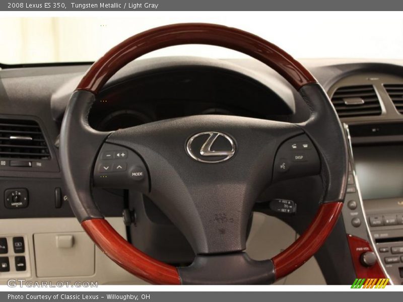 Tungsten Metallic / Light Gray 2008 Lexus ES 350