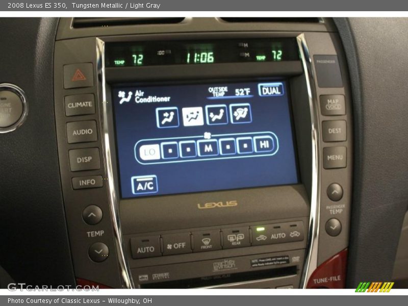 Tungsten Metallic / Light Gray 2008 Lexus ES 350