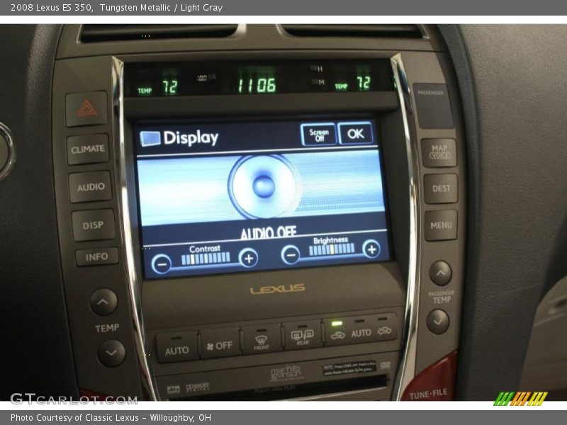 Tungsten Metallic / Light Gray 2008 Lexus ES 350