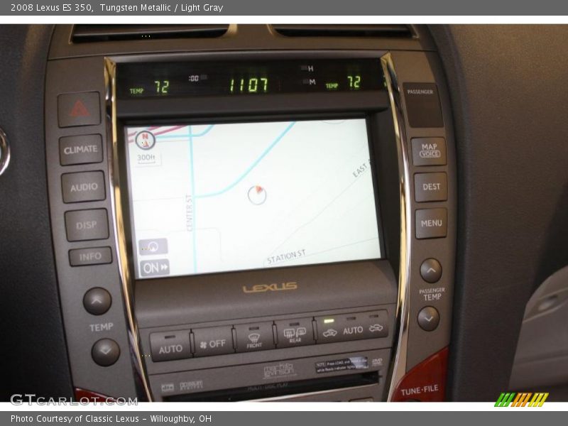 Tungsten Metallic / Light Gray 2008 Lexus ES 350