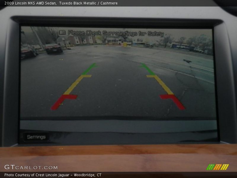 Tuxedo Black Metallic / Cashmere 2009 Lincoln MKS AWD Sedan