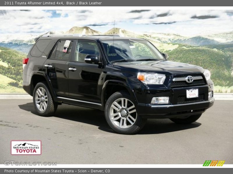 Black / Black Leather 2011 Toyota 4Runner Limited 4x4