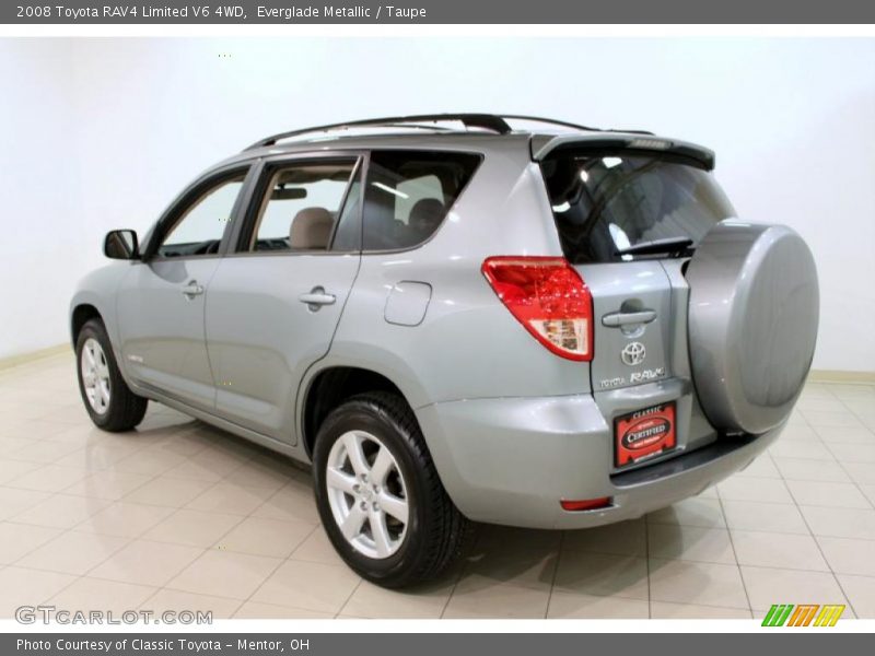 Everglade Metallic / Taupe 2008 Toyota RAV4 Limited V6 4WD