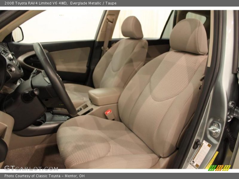Everglade Metallic / Taupe 2008 Toyota RAV4 Limited V6 4WD