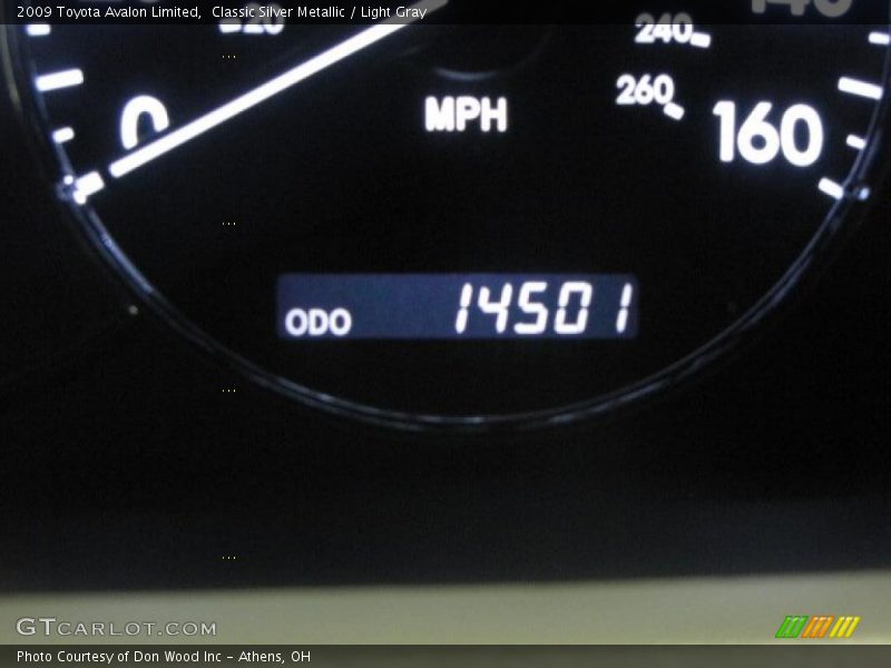 Classic Silver Metallic / Light Gray 2009 Toyota Avalon Limited