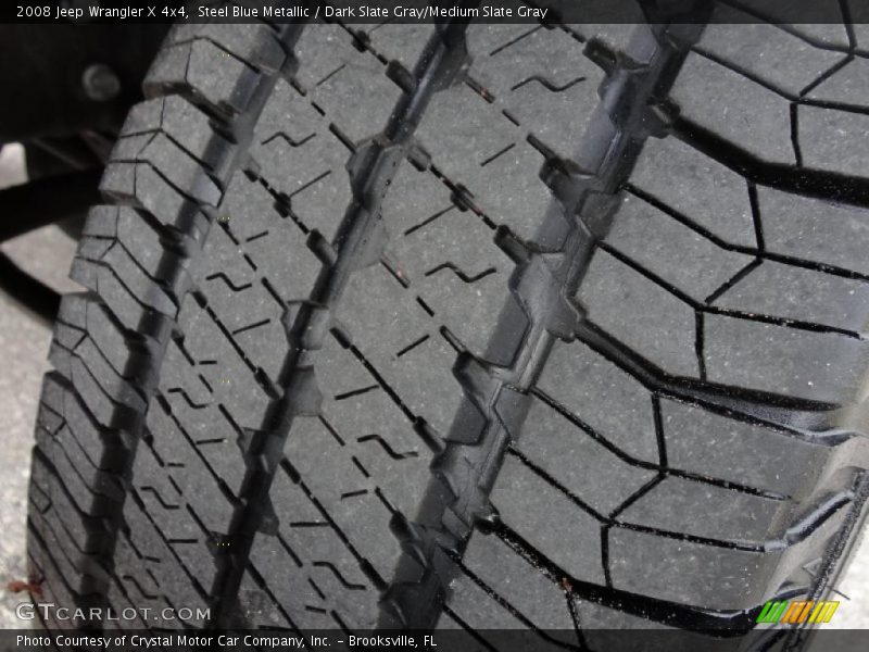 Steel Blue Metallic / Dark Slate Gray/Medium Slate Gray 2008 Jeep Wrangler X 4x4