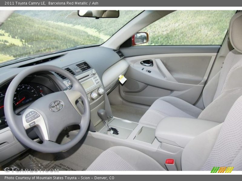 Barcelona Red Metallic / Ash 2011 Toyota Camry LE