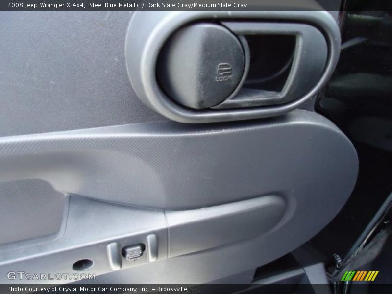 Steel Blue Metallic / Dark Slate Gray/Medium Slate Gray 2008 Jeep Wrangler X 4x4