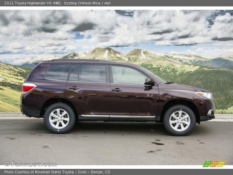 Sizzling Crimson Mica / Ash 2011 Toyota Highlander V6 4WD