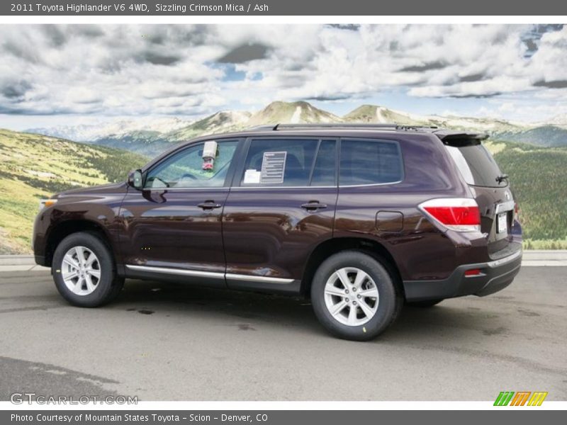 Sizzling Crimson Mica / Ash 2011 Toyota Highlander V6 4WD