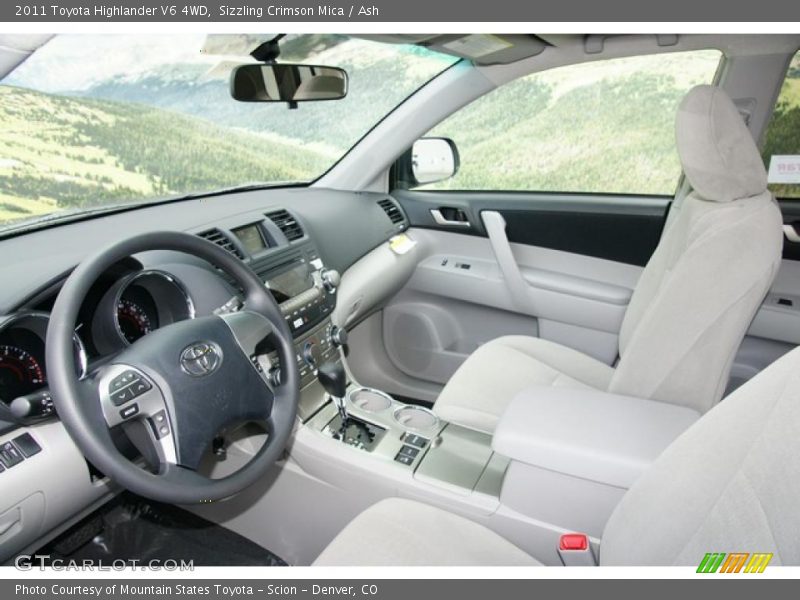 Sizzling Crimson Mica / Ash 2011 Toyota Highlander V6 4WD